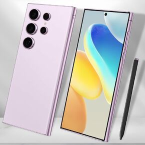 هاتف C24 Ultra 5G الذكي 6+256 جيجابايت، هاتف غير مقفل، كاميرا تكبير 48+108 ميجابكسل، شاشة عالية الدقة 6800 مللي أمبير في الساعة 6.8 بوصة هاتف خلوي غير مقفل، أندرويد 13.0، معرف الوجه/قفل بصمة الإصبع/هاتف GPS، قلم مدمج (برتقالي)