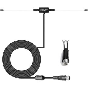 Universal FM Radio Dipole Antenna, 75 Ohm, 16ft, Screw F Male Plug for Home AV Audio Stereo Receiver Indoor