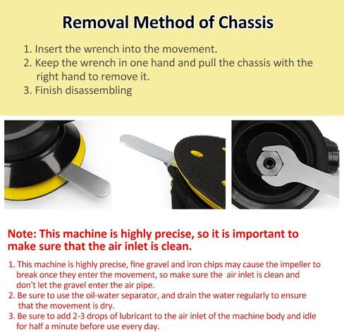 ماكينة صنفرة النخيل المدارية العشوائية بالهواء، ماكينة صنفرة مدارية عشوائية الهواء مقاس 6 بوصات من Weytoll، ماكينة صنفرة النخيل الهوائية شديدة التحمل مع خرطوم وحقيبة، ماكينة صنفرة طحن تلميع للسيارة المعدنية والشمع الخشبي المعدني in Kuwait