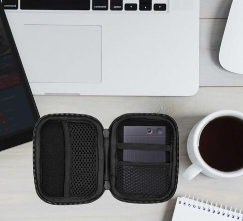 حقيبة مسجلات صوت رقمية صلبة من مادة EVA للحمل، كابل شحن USB، حقيبة مسجل صوت AI، جزء خارجي متين، حقيبة سفر صلبة مقاومة للصدمات لحزمة بطارية Magsafe (الحافظة فقط) in Kuwait