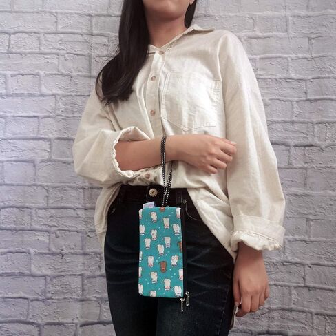 Tainada Women Phone Wristlet Clutch Dual Zippered Wallet Purse Pouch Bag for iPhone 15 Pro Max, 15 Plus, Samsung S23+ in Kuwait