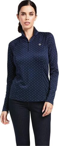 قميص ARIAT للسيدات Sun Stopper 2.0 Baselayer Party Punch Dot 10039358 in Saudi Arabia