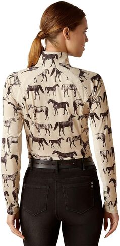 قميص ARIAT للسيدات Sun Stopper 2.0 Baselayer Party Punch Dot 10039358 in Saudi Arabia