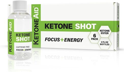 KetoneAid Ketone Ester Drink Shot | Ready to Drink with 5 G Ketone (Mono) Ester Per Bottle | No Sugar, No Caffeine | 2 Serving Per Bottle (1 Count) in Saudi Arabia