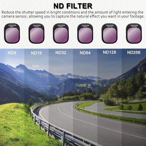 ND & CPL Lens Filter Set for DJI Mini 4 Pro (Aluminum Frame),8 Pack ND8 ND16 ND32 ND64 ND128 ND256 UV CPL,Multi-Coated HD Optical Glass Polarizer,DJI Mini 4 Pro Drone Lens Accessories in Saudi Arabia