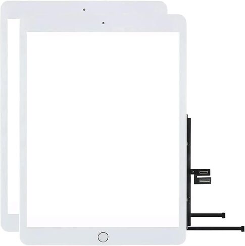 for iPad 7 7th / 8 8th Gen A2197 A2198 A2200 A2270 A2428 A2429 A2430 Screen Replacement 2 Pack 10.2 Inch Digitizer, for iPad 7 7th / 8 8th Gen Touch Screen Digitizer Replacement(White) in Kuwait