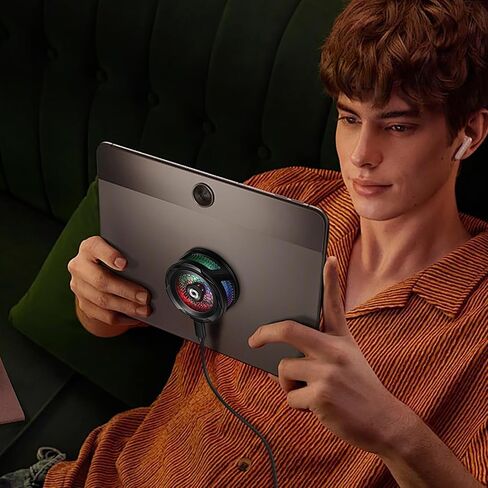 مبرد مغناطيسي للهاتف الخلوي للألعاب، مروحة تبريد للهاتف المحمول مع مشبك، مشعاع RGB محمول لسلسلة iPhone MagSafe/Android/الكمبيوتر اللوحي/iPad، تبريد غرفة التبريد بأشباه الموصلات in Saudi Arabia