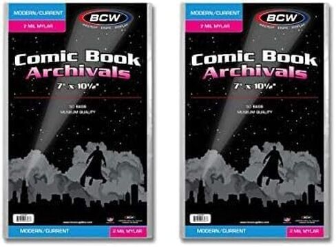 BCW Supplies 2 Mil Current Comic Mylar (50 Count Pack) in Saudi Arabia