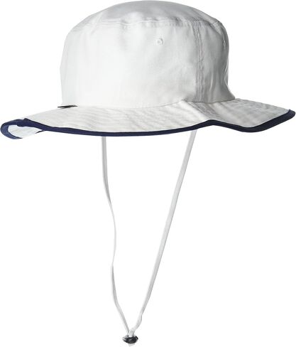 Zephyr Men's Bucket Hat Pontoon Trim, White, Large in Saudi Arabia