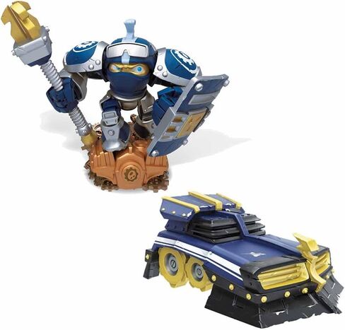 Skylanders Superchargers Character & Vehicle Bundle - High Volt & Shield Striker in Kuwait