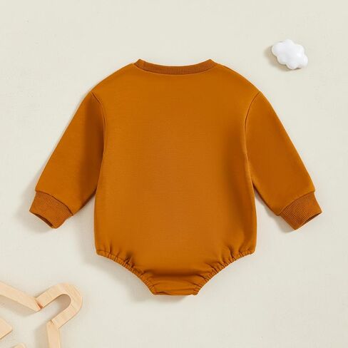 سويت شيرت Ayalinggo Baby Halloween سويت شيرت كاجوال مطبوع عليه حروف للأطفال الصغار بأكمام طويلة لحديثي الولادة ملابس لطيفة للفتيات والصبيان in Saudi Arabia