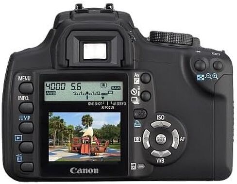 كاميرا Canon Digital Rebel XT DSLR مع عدسة EF-S 18-55mm f3.5-5.6 (أسود) (الطراز القديم) (متجددة) in Saudi Arabia
