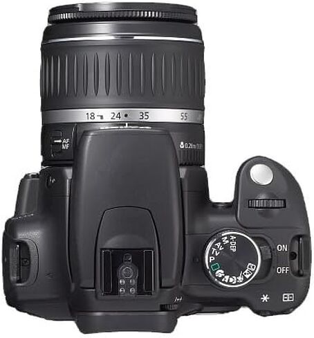 كاميرا Canon Digital Rebel XT DSLR مع عدسة EF-S 18-55mm f3.5-5.6 (أسود) (الطراز القديم) (متجددة) in Saudi Arabia