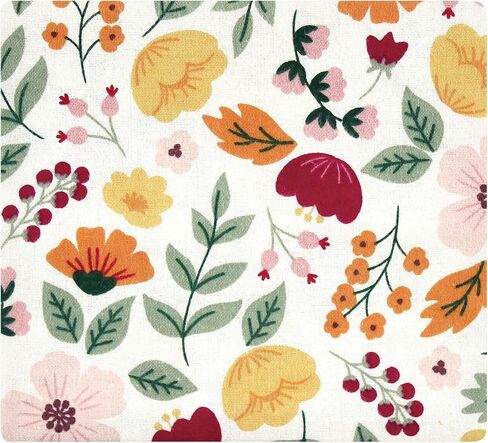 Hudson Baby Unisex Baby Cotton Flannel Receiving Blankets, Pink Blue Pretty Floral, One Size in Saudi Arabia
