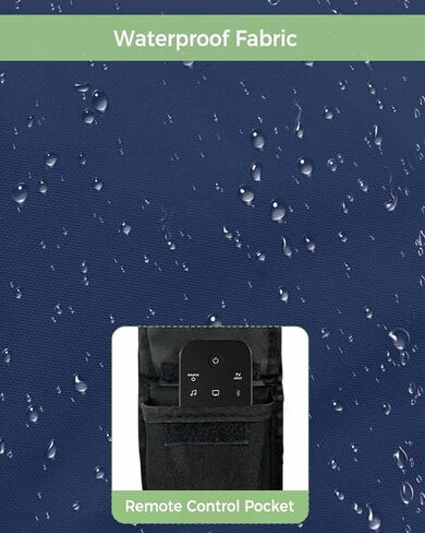 Outdoor Waterproof and Weatherproof TV Cover, Navy Blue Farmhouse TV Enclosure for 40 to 43 Inch Screens, Solid Navy BlueColor Art Dust-proof Screen TV Cover Protector for Outside in Saudi Arabia