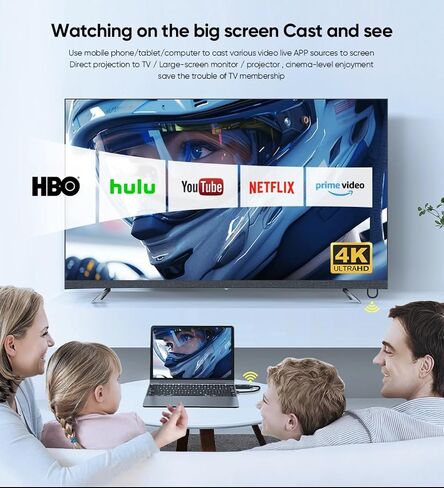 30M Wireless WiFi HDMI Extender Video Transmitter and Receiver Adapter 1080P Screen Share Switch for PS4 Notebook to TV Monitor,DVR,NVR, Satellite Box,Satellite Television Receivers., Black in Saudi Arabia