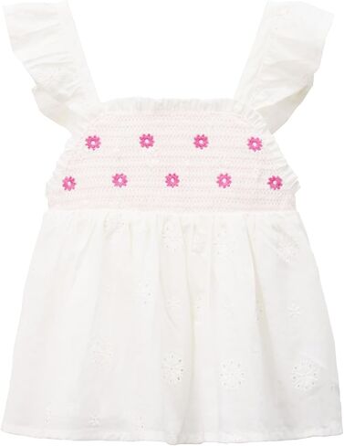 Toddler Girls Shirts Ruffle Short Sleeve Baby T Shirt Cotton Blouse Cute White Tank Top Tees Summer Clothes 2-5T in Saudi Arabia