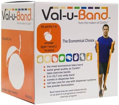 حزام تمارين Val-U-Band خالٍ من اللاتكس، ليموني in Kuwait