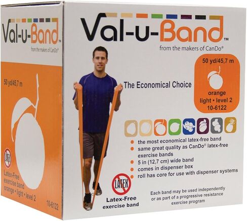 حزام تمارين Val-U-Band خالٍ من اللاتكس، ليموني in Kuwait