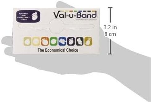 حزام تمارين Val-U-Band خالٍ من اللاتكس، ليموني in Kuwait