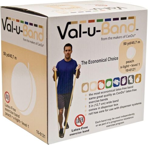حزام تمارين Val-U-Band خالٍ من اللاتكس، ليموني in Kuwait