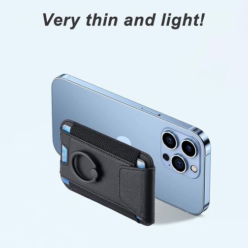 محفظة هاتف مغناطيسية حامل بطاقة الائتمان مع غطاء قلاب للخصوصية، محفظة هاتف جلدية مغناطيسية مع حامل قابل للتعديل، ملحقات الهاتف لمحفظة مغناطيسية magsafe لنماذج iphone 15/14/13/12 in Kuwait