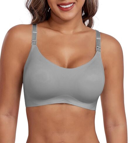 حمالة صدر رياضية داعمة للرضاعة مكونة من 3 قطع، أكواب ثابتة للأمهات الحوامل والرضاعة الطبيعية، حمالة صدر لليوجا in Kuwait