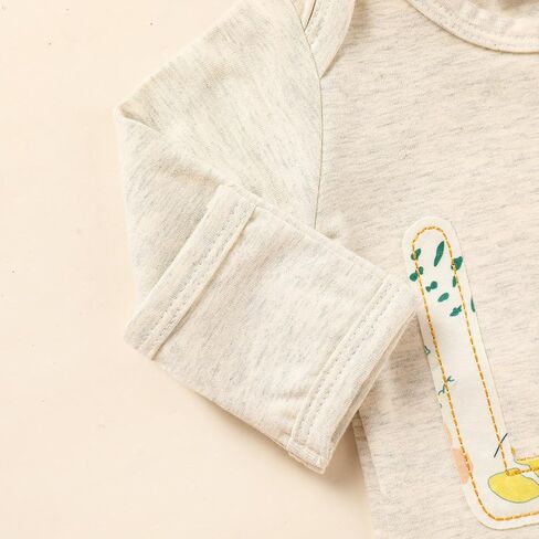 Sinhoon Newborn Baby Girl Clothes Toddler Baby Long Sleeve Romper Infant Letter Embroidered Jumpsuit in Saudi Arabia