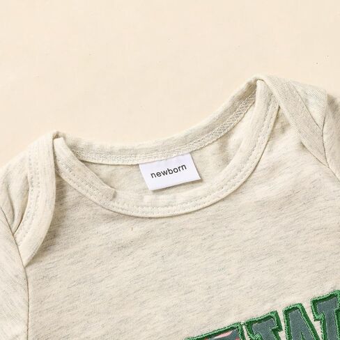Sinhoon Newborn Baby Girl Clothes Toddler Baby Long Sleeve Romper Infant Letter Embroidered Jumpsuit in Saudi Arabia