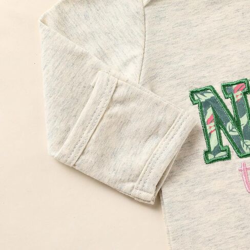 Sinhoon Newborn Baby Girl Clothes Toddler Baby Long Sleeve Romper Infant Letter Embroidered Jumpsuit in Saudi Arabia