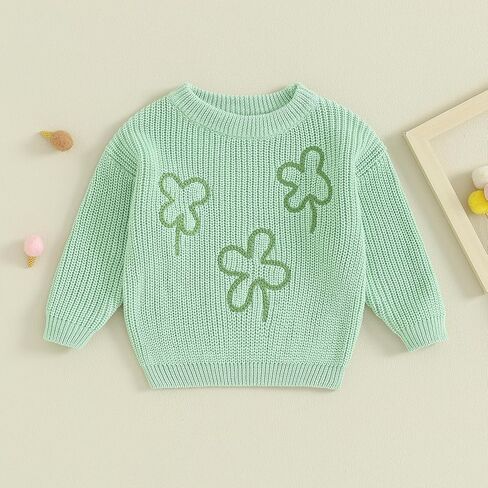 طفل رضيع فتاة عيد الفصح الزي الأرنب التطريز طويلة الأكمام كينت سترة الرضع محبوك البلوزات عيد الفصح in Kuwait