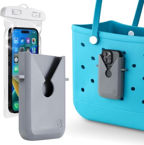 BoggBag Phone Pouch & Waterproof Case Perfect for Beach Days, Surfing, and Protecting Your Phone,Gray in Saudi Arabia