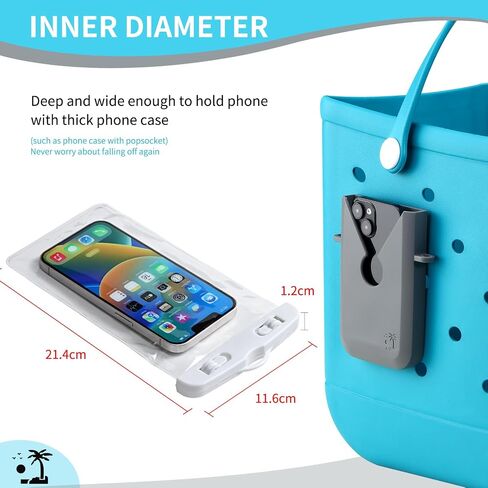 BoggBag Phone Pouch & Waterproof Case Perfect for Beach Days, Surfing, and Protecting Your Phone,Gray in Saudi Arabia