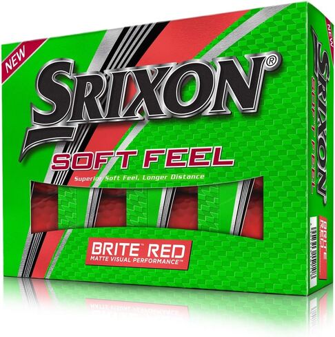 Srixon Soft Feel Brite Matte Color Golf Balls (One Dozen) in Saudi Arabia
