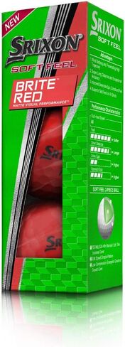 Srixon Soft Feel Brite Matte Color Golf Balls (One Dozen) in Saudi Arabia