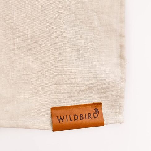 WildBird Ring Sling Baby Carrier for New Moms & Dads & Caregivers - Made from 100% Belgium Linen - for Newborns to Toddlers Up to 35 lbs - Long 90" Size (Sparrow Fabric/Bronze Ring) in Kuwait