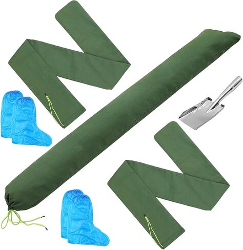 Flood Sandbags Water Barrier Canvas Bag for Garden Grass Door Gate Basement in Rain Season (3, 6Ft) in Saudi Arabia