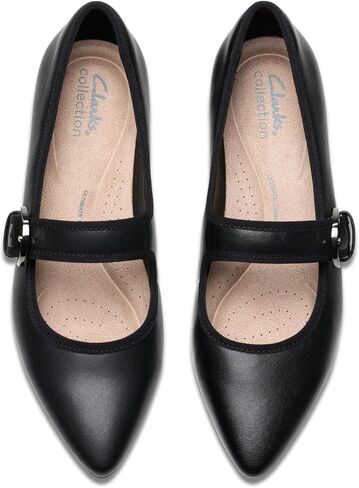 Clarks Women's Natalyn May Mary Jane Flat in Saudi Arabia