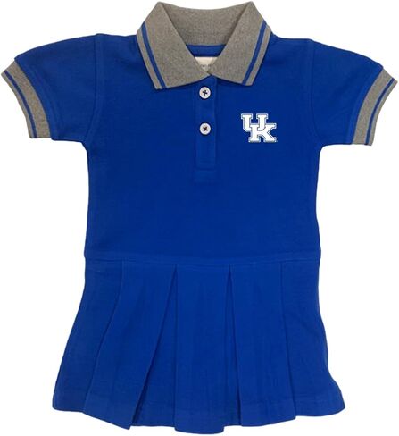 Two Feet Ahead Girls Newborn Polo Bodysuit Cheerleading Style Dress College Sports Fan Apparel in Saudi Arabia