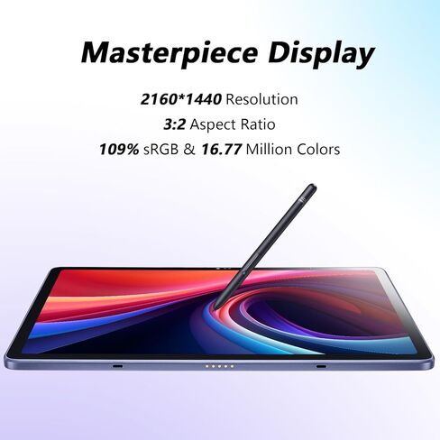 تابلت رسم XP-Pen، تابلت رسم مستقل 12.2 بوصة، لا حاجة إلى كمبيوتر مع قلم ضغط 16 كيلو، شاشة بدقة 2160 * 1440، Android 12، 8 جيجابايت + 128 جيجابايت للفنانين الرقميين المبتدئين in Kuwait