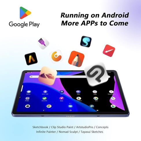 تابلت رسم XP-Pen، تابلت رسم مستقل 12.2 بوصة، لا حاجة إلى كمبيوتر مع قلم ضغط 16 كيلو، شاشة بدقة 2160 * 1440، Android 12، 8 جيجابايت + 128 جيجابايت للفنانين الرقميين المبتدئين in Kuwait