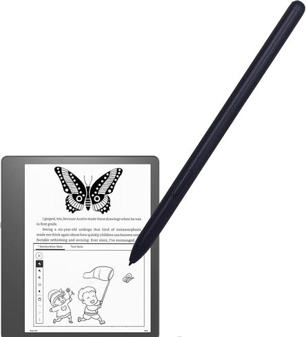 قلم بديل لقلم Kindle Scribe المتوافق مع Kindle Scribe، 4096 مستوى من حساسية الضغط، مع وظيفة الامتصاص المغناطيسي (أسود) in Kuwait