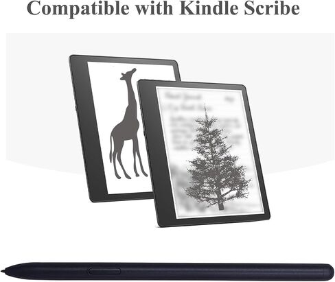 قلم بديل لقلم Kindle Scribe المتوافق مع Kindle Scribe، 4096 مستوى من حساسية الضغط، مع وظيفة الامتصاص المغناطيسي (أسود) in Kuwait