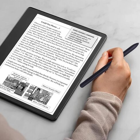 قلم بديل لقلم Kindle Scribe المتوافق مع Kindle Scribe، 4096 مستوى من حساسية الضغط، مع وظيفة الامتصاص المغناطيسي (أسود) in Kuwait