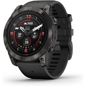 Garmin epix Pro (Gen 2) Sapphire Edition, 47mm, High Performance Smartwatch, Advanced Training Technology, Built-in Flashlight, Black (Renewed) in Saudi Arabia