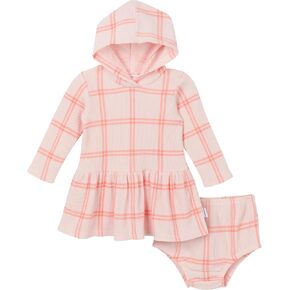 Gerber baby-girls Baby Girls' 2-piece Long-sleeve Dress and Diaper Cover Set