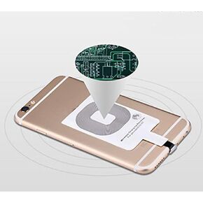 QI Wireless Receiver, Adapter, Slim Charging Charger Card, Compatible With iPhone 7, 7 Plus, 6, 6 Plus, 5, 5s, 5c