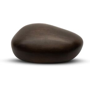 Urn Unique-River Stone Wood Urn for Human Ashes-Urn for Pet Ashes-Memorial Keepsake Urn for Ashes-Small Urn-55 lbs of Cremation Urn Weight