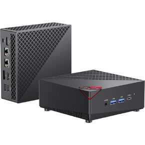 ACEMAGICIAN Mini Gaming PC, AMD Ryzen 7 5700U Dual Channel Mini PC 32GB DDR4 512GB SSD, Mini Desktop Computers Support 4K@60Hz Triple Display/WiFi6/BT5.2/Gaming/Office/Home