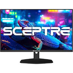 Sceptre IPS 24-inch Essential Thin 100Hz Gaming Monitor USB Type-C DisplayPort HDMI 100% sRGB Build-in Speakers, Machine Black 2024 (E248W-FP100T)